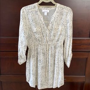 Motherhood Maternity Tunic Blouse-Medium